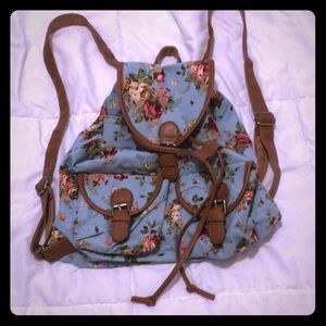 Trendy Floral Mini Backpack